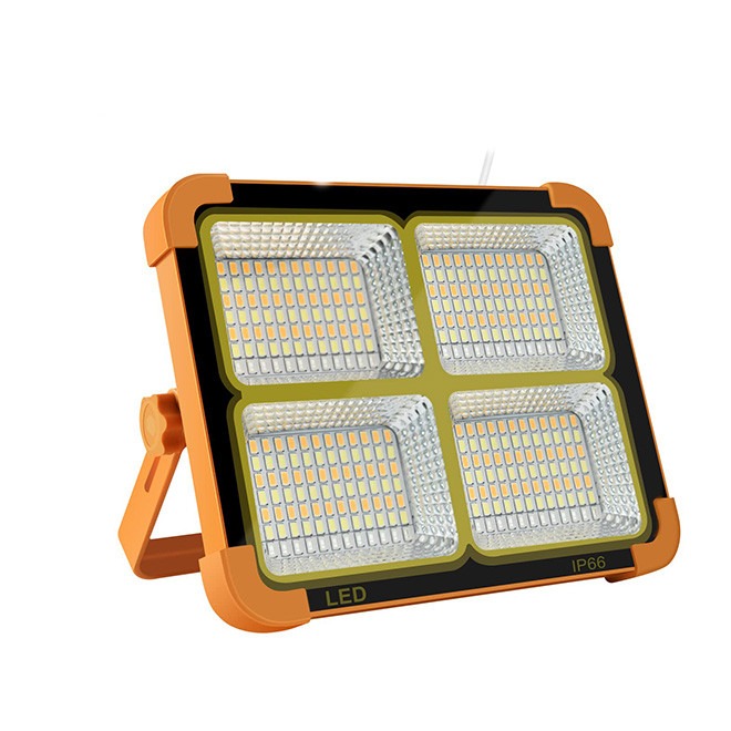 چراغ خورشیدی سولار Solar LED Light اورجینال |  4 باتری 288 لامپ ضدآب
