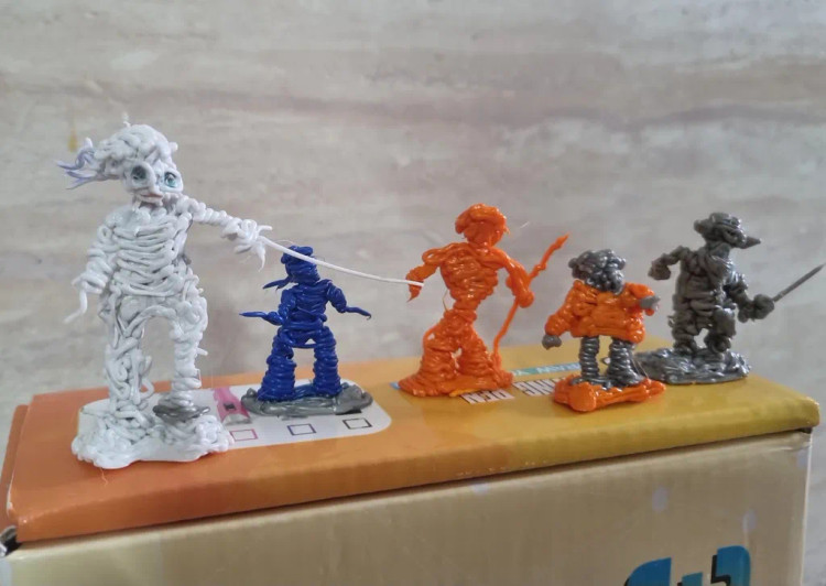 قلم طراحی سه بعدی 3D PEN-2 اورجینال | نمایشگر دار با تنظیم سرعت و فیلامنت PLA و ABS